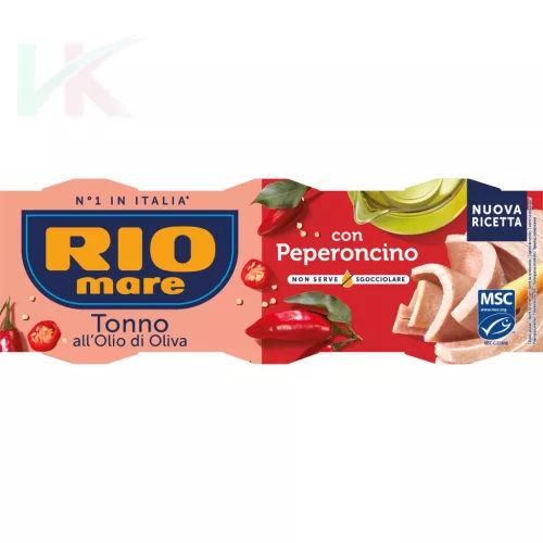 Rio Mare tonhal olívaolajban csilipaprikával – 3×65 g