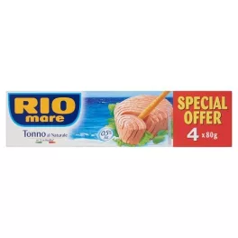 Rio Mare tonhal, sós lében - 320 g 4x80g