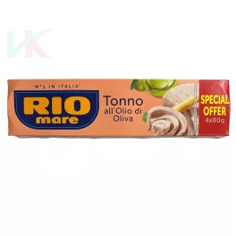 RIO MARE TONHALDARAB OLÍVAOLAJBAN 4 X 80 G