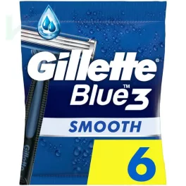   Gillette Blue3 Smooth 3 pengés férfi eldobható borotva – 6 db
