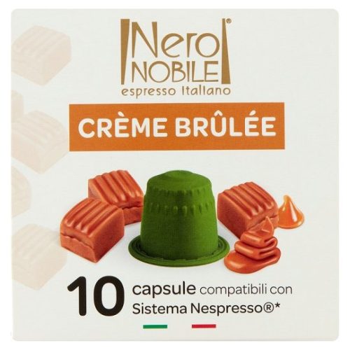Nero Nobile Crème Brûlée crème brûlée ízű ital kapszula 10 x 6 g (60 g)