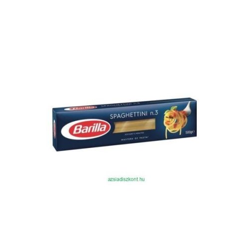 Barilla Spaghettini szálas durum száraztészta 500 g