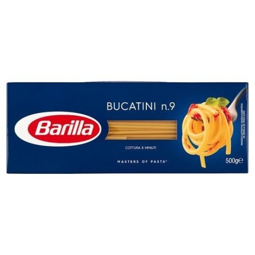 Barilla Bucatini n.9  szálas durum száraztészta 500 g