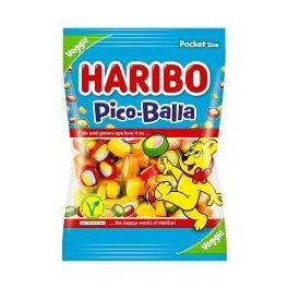 Haribo Veggie Pico-Balla gyümölcsízű gumicukorka 85 g