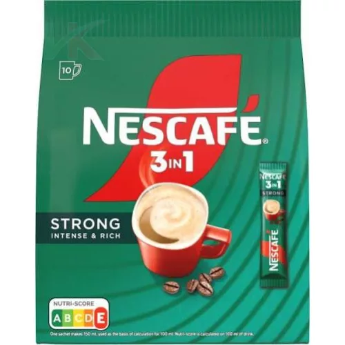NESCAFÉ 3in1 Strong instant kávéital 10×16 g – 160 g