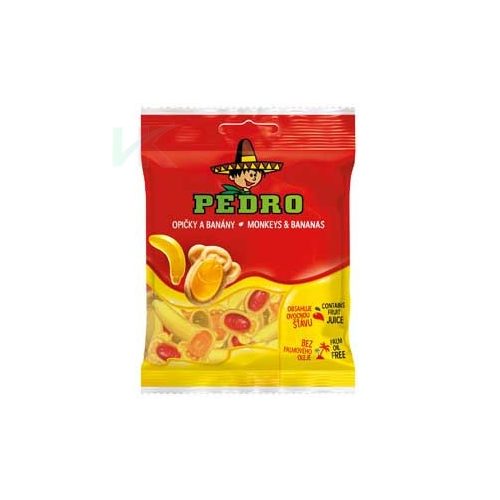 Pedro gumicukor Monkey & Bananas 80g