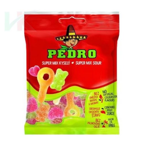 Pedro savanyú super gumicukor mix 80g