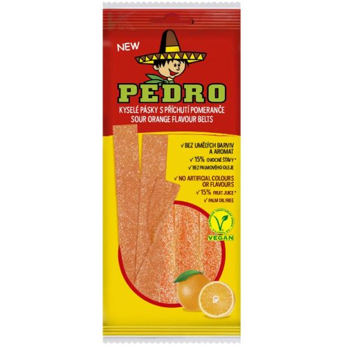 Pedro orange belt gumicukor vegán 80 g