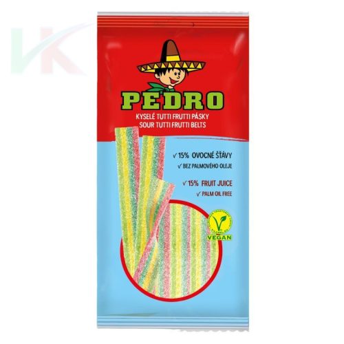 Pedro tutti frutti belt gumicukor vegán 80g