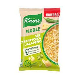 Knorr sajtos-jalapenos tésztás leves 69g