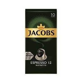   Jacobs Espresso 12 Ristretto őrölt-pörkölt kávé kapszulában 10 db 52 g