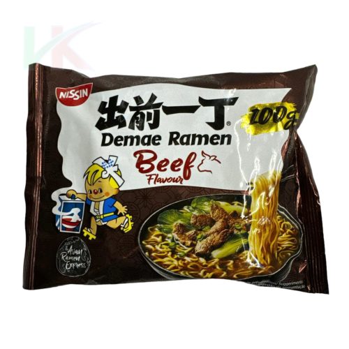 Nissin Demae Ramen instant tészta Marha ízű 100g