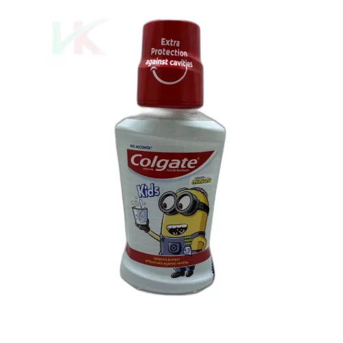 Colgate Kids Minions alkoholmentes gyermek szájvíz 6–12 éveseknek – 250 ml