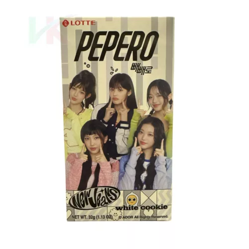 Lotte Pepero New Jeans Fehér Kekszes 32 g