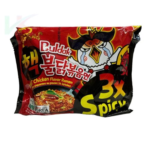 Samyang Buldak 3x Csípős Csirke Ramen Sült Tésztával 140g