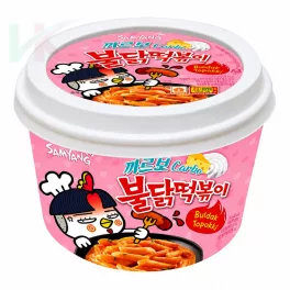   Samyang Buldak Carbo Topokki Csípős Sajtos Rizstészta 179g