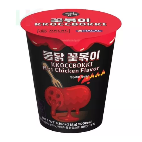 Kkoccbokki Csípős Csirkés Poharas Tteokbokki 118g