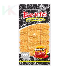  Bento Vegyes tenger gyümölcsei snack, csípős ízű 20g  (Tintahal és surimi keverék)