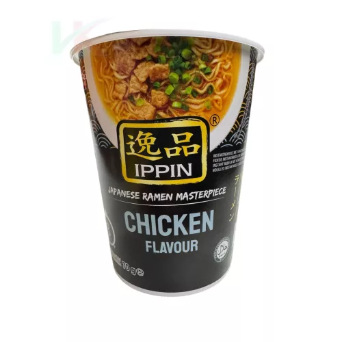 Instant ramen csirke ízű poharas tészta (Ippin) 70 g