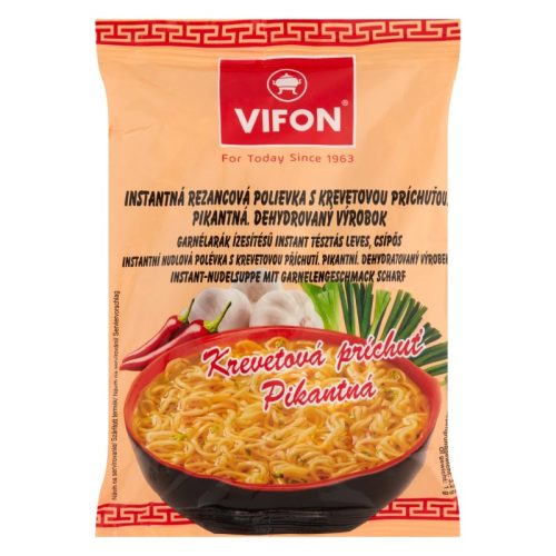 Vifon Instant tésztás leves garnélarák ízű 60 g 