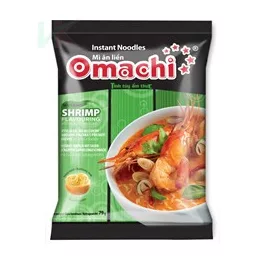   Omachi Savanyú-Csípős Garnélarák Ízű Instant Tészta Burgonyakeményítővel 79 g
