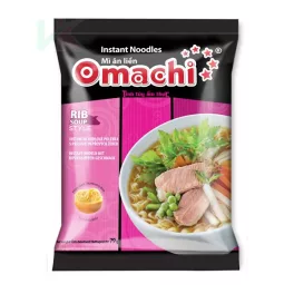   Omachi Sertésborda Ízű Instant Tészta Burgonyakeményítővel 79g
