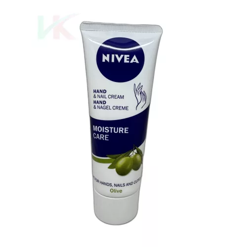 NIVEA Moisture Care kéz- és körömápoló krém olívaolajjal – 75 ml