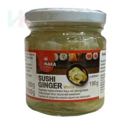 Sushi gyömbér üvegben - Fehér, 190g