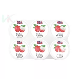   Rico Licsi ízű puding Nata De Coco kókusz zselével (6x65g) – 390g