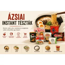Ázsiai instant tésztak
